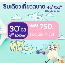 ยุโรป: ซิมเดียวเที่ยวสบาย 30 GB สำหรับ 14 วัน