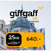 Giffgaff Goodybag: 25 GB Plus 3