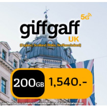 Giffgaff Goodybag: 200 GB