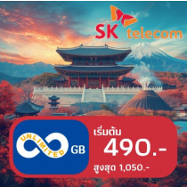 eSIM South Korea - Unlimited Data for 4-15 days by SK Telecom