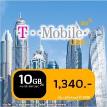 T-mobile-10GB@5G then 2G unlimited