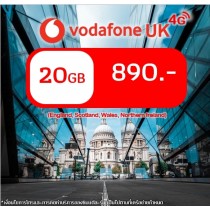 ซิม Vodafone UK 20 GB