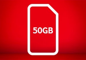 ซิม Vodafone UK 50 GB (จากปกติ 10 GB)