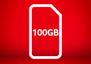 ซิม Vodafone UK 100 GB