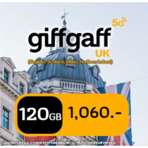 ซิมgiffgaff แพคเกจเน็ตไม่จำกัด